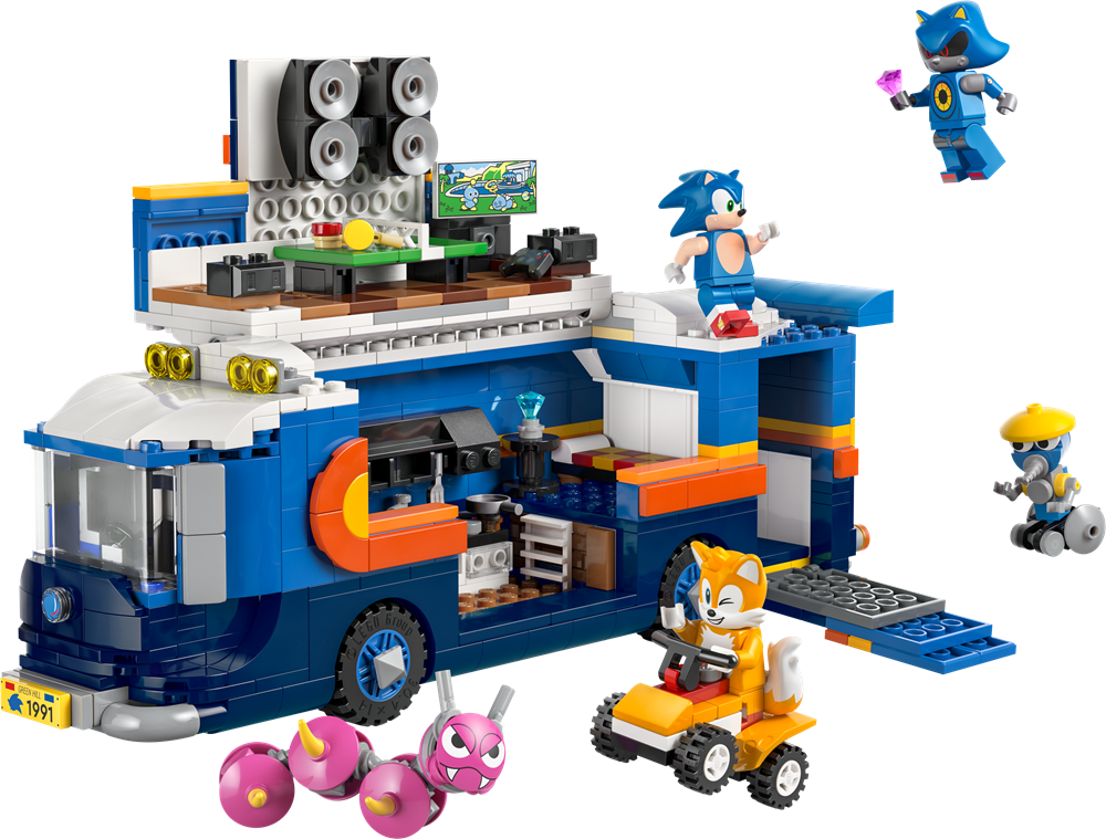 LEGO SONIC THE HEDGEHOG™ CAMION DI COMANDO TEAM SONIC 77006