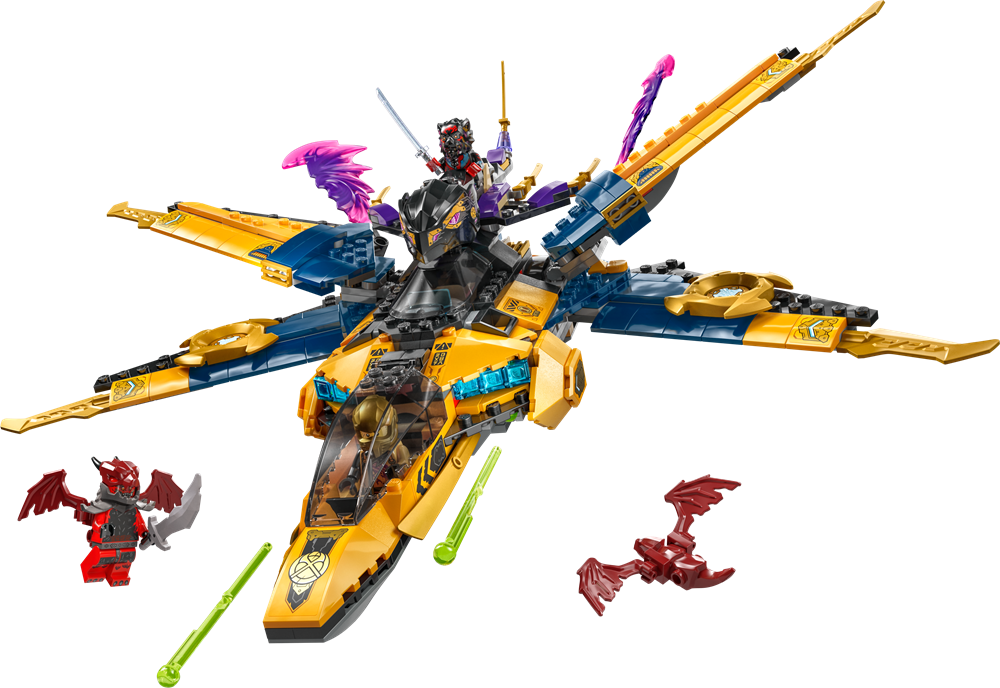 LEGO NINJAGO JET SUPER STORM DI RAS E ARIN 71833