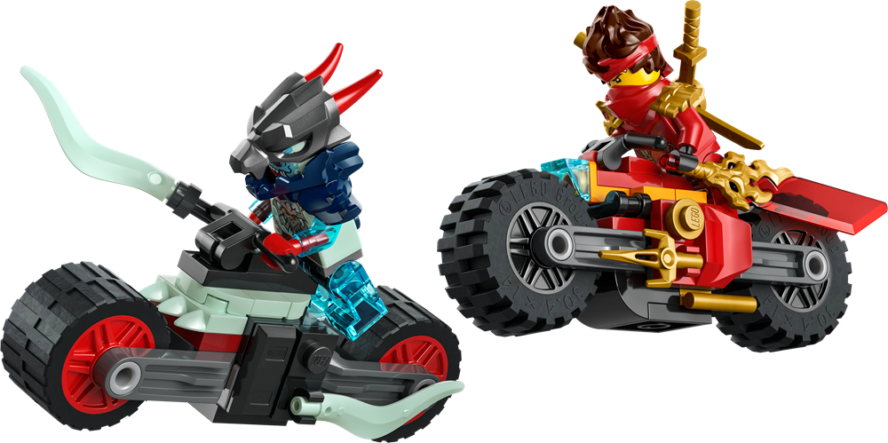 LEGO NINJAGO GARA DI VELOCITÀ SULLA MOTO DI KAI 71838