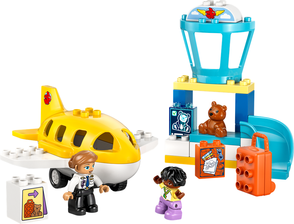 LEGO DUPLO TOWN LA PRIMA VOLTA IN AEROPORTO 10443