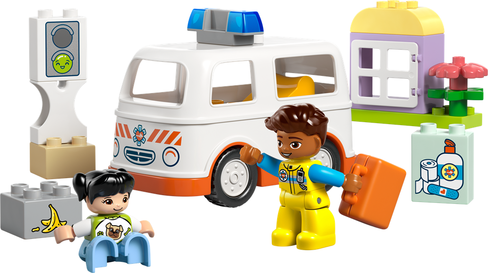 LEGO DUPLO TOWN AMBULANZA E AUTISTA 10447