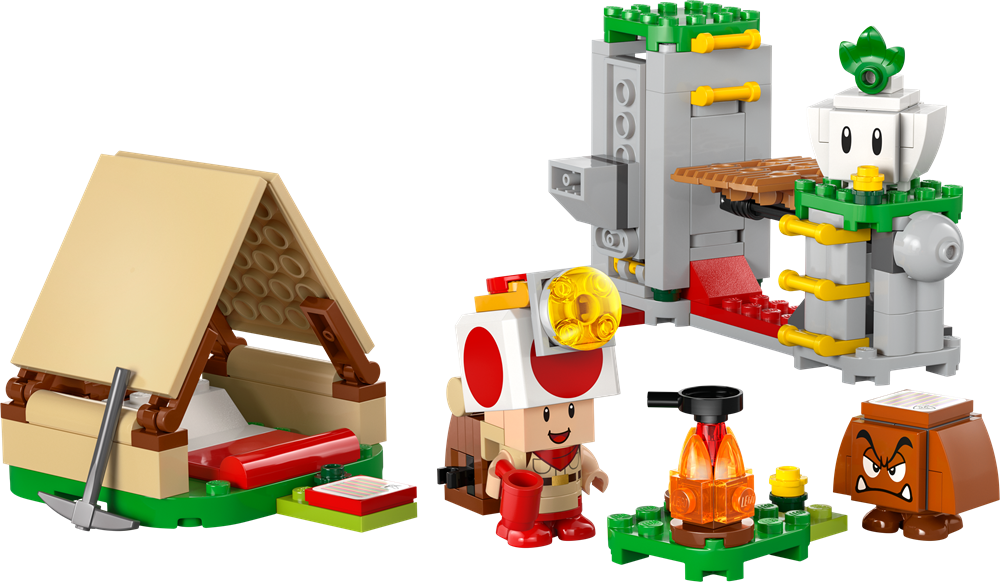 LEGO SUPER MARIO IN CAMPEGGIO CON CAPITAN TOAD 72040