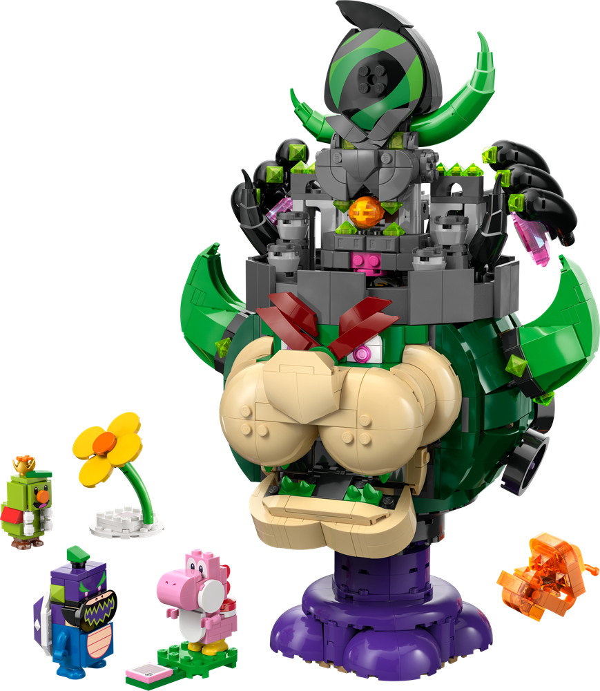 LEGO SUPER MARIO PRINCIPE FLORIAN E BOWSER CASTELLO 72042
