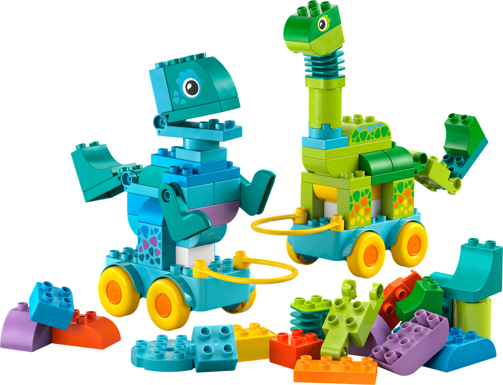 LEGO DUPLO TOWN DINOSAURI SU RUOTE 3 IN 1 10451