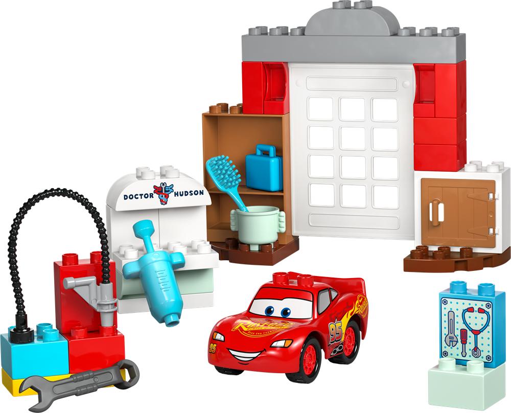 LEGO DUPLO® | DISNEY LA VISITA DI MCQUEEN ALL’OFFICINA DI DOC 10456