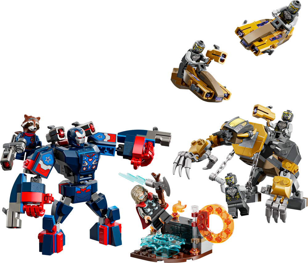 LEGO SUPER HEROES AVENGERS: ENDGAME THOR CONTRO CHITAURI 76322