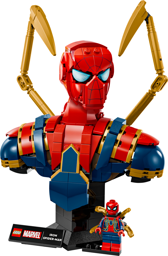 LEGO SUPER HEROES BUSTO DI IRON SPIDER-MAN 76326
