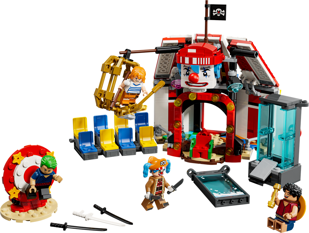 LEGO ONE PIECE LA TENDA DEL CIRCO DI BAGY IL CLOWN 75637