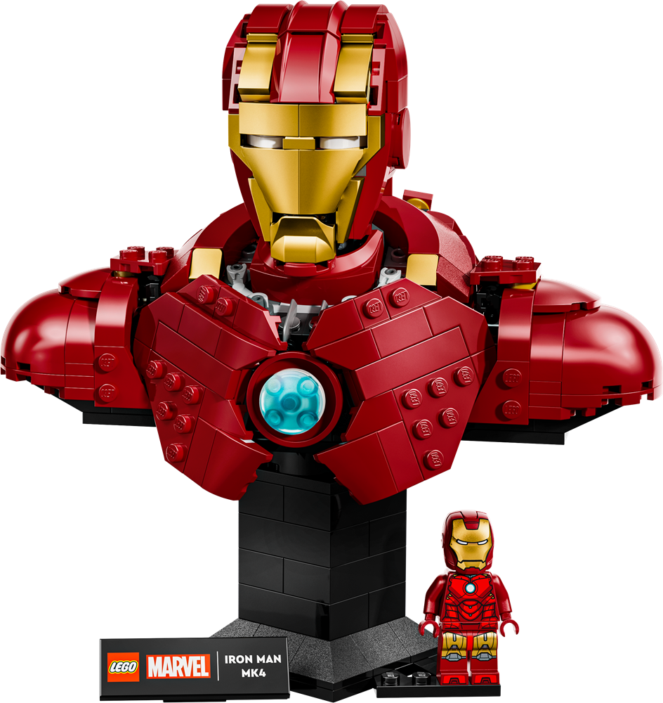 LEGO SUPER HEROES BUSTO DI IRON MAN MK4 76327