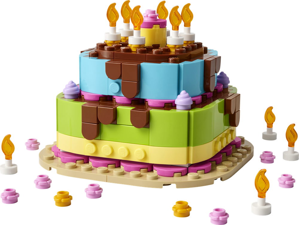 LEGO ICONIC TORTA DELLA FESTA DI COMPLEANNO 40815