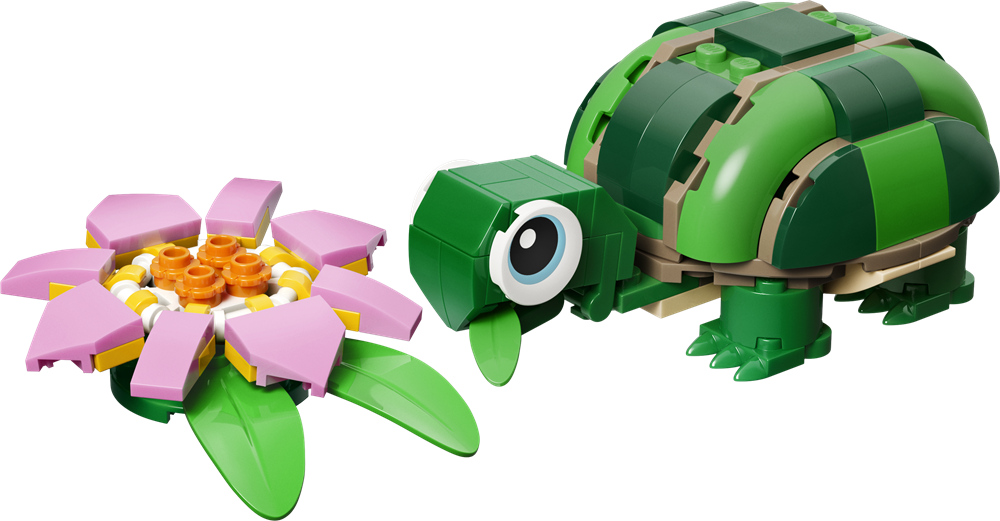 LEGO LEGO CREATOR TARTARUGA CON FIORE DI NINFEA 31377