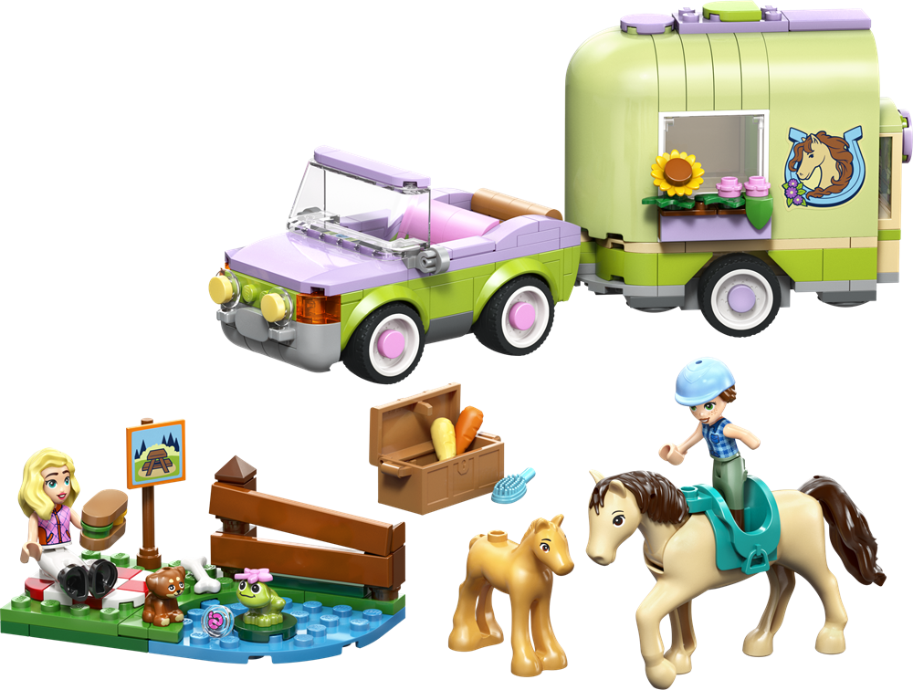 LEGO LEGO FRIENDS RIMORCHIO PER CAVALLO E PULEDRO 42695