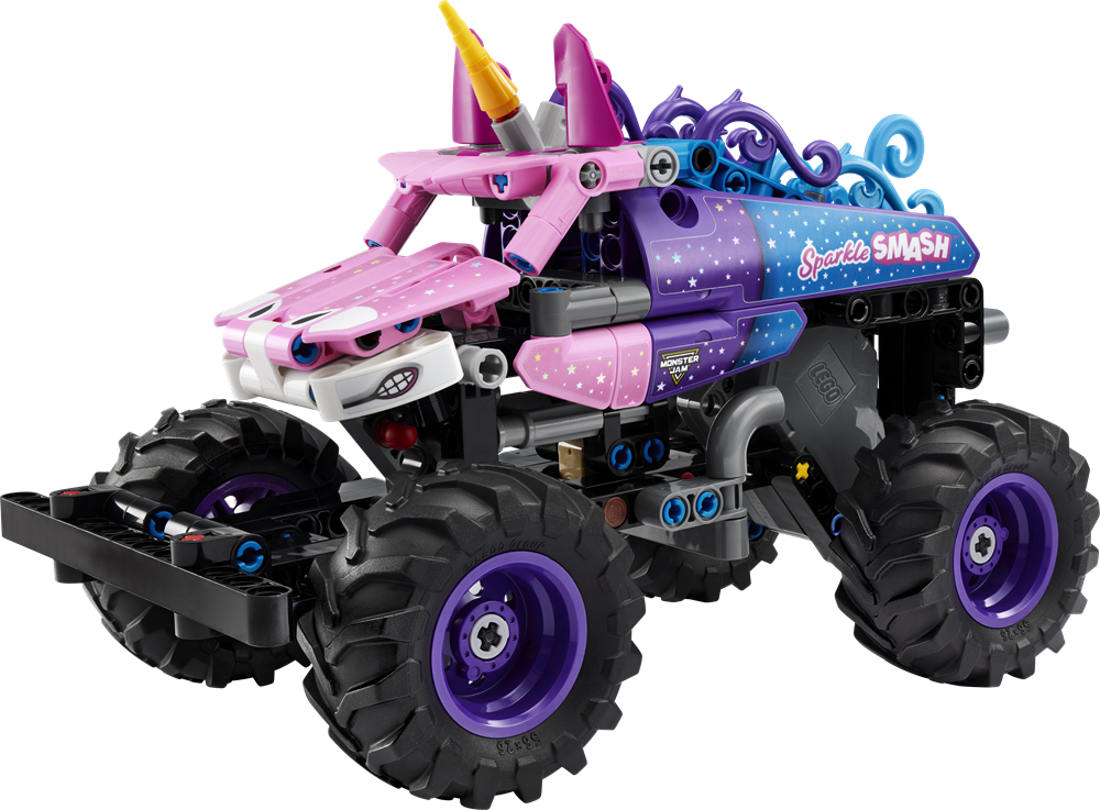 LEGO TECHNIC MONSTER JAM™ SPARKLE SMASH™ A RETROCARICA 42220