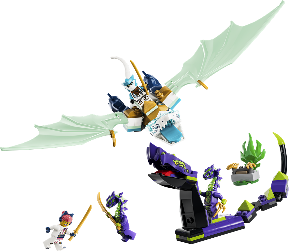 LEGO NINJAGO BATTAGLIA DEL DRAGO DI GHIACCIO DI ZANE 71865