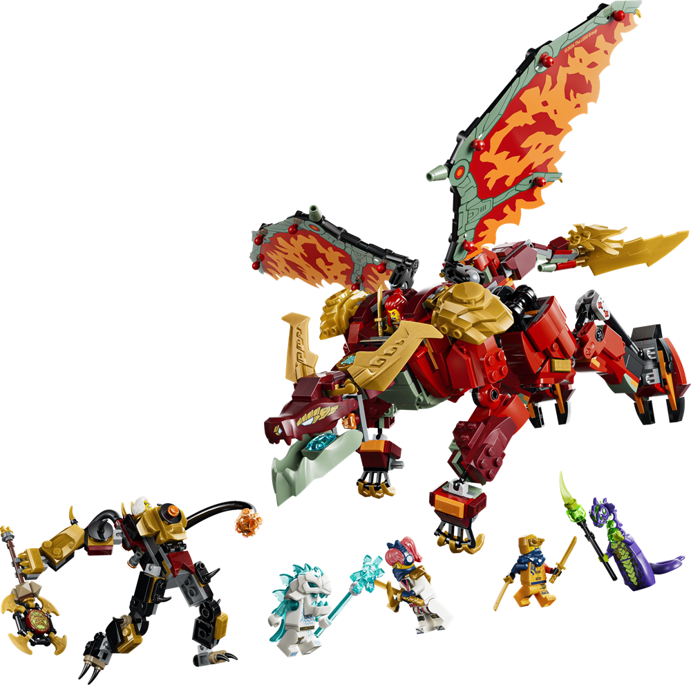 LEGO NINJAGO MECH DRAGO MUTAFORMA DI WYLDFYRE 71868