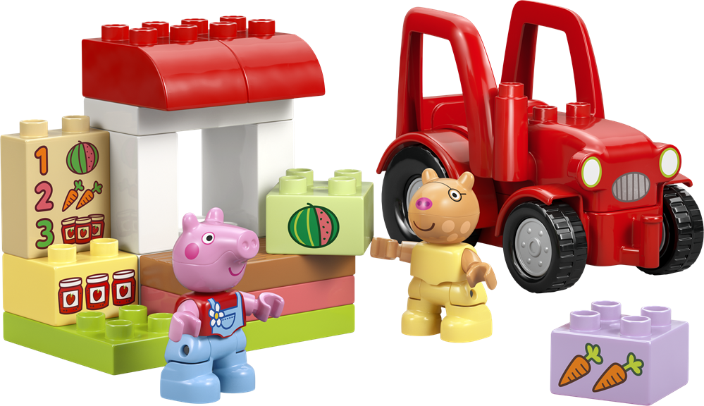 LEGO DUPLO PEPPA PIG TRATTORE E MERCATO 10468
