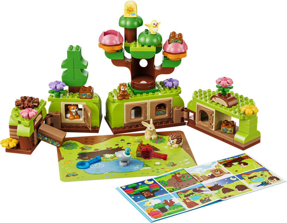LEGO DUPLO TOWN FORESTA ESPLORATIVA CON ANIMALI SELVATICI 10480