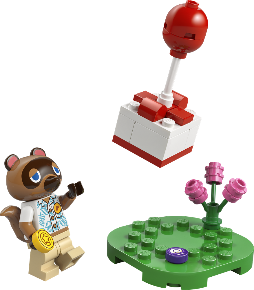 LEGO ANIMAL CROSSING TOM NOOK CON REGALO VOLANTE 30731
