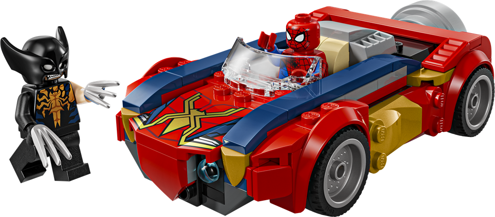 LEGO SUPER HEROES AUTO DI SPIDER-MAN VS. VENOMIZED WOLVERINE 76336