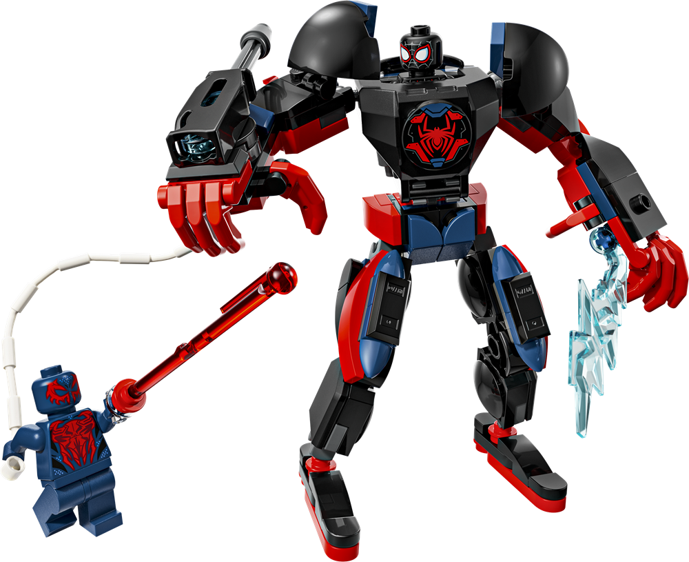 LEGO SUPER HEROES MECH DI MILES MORALES VS. SPIDER-MAN 2099 76337