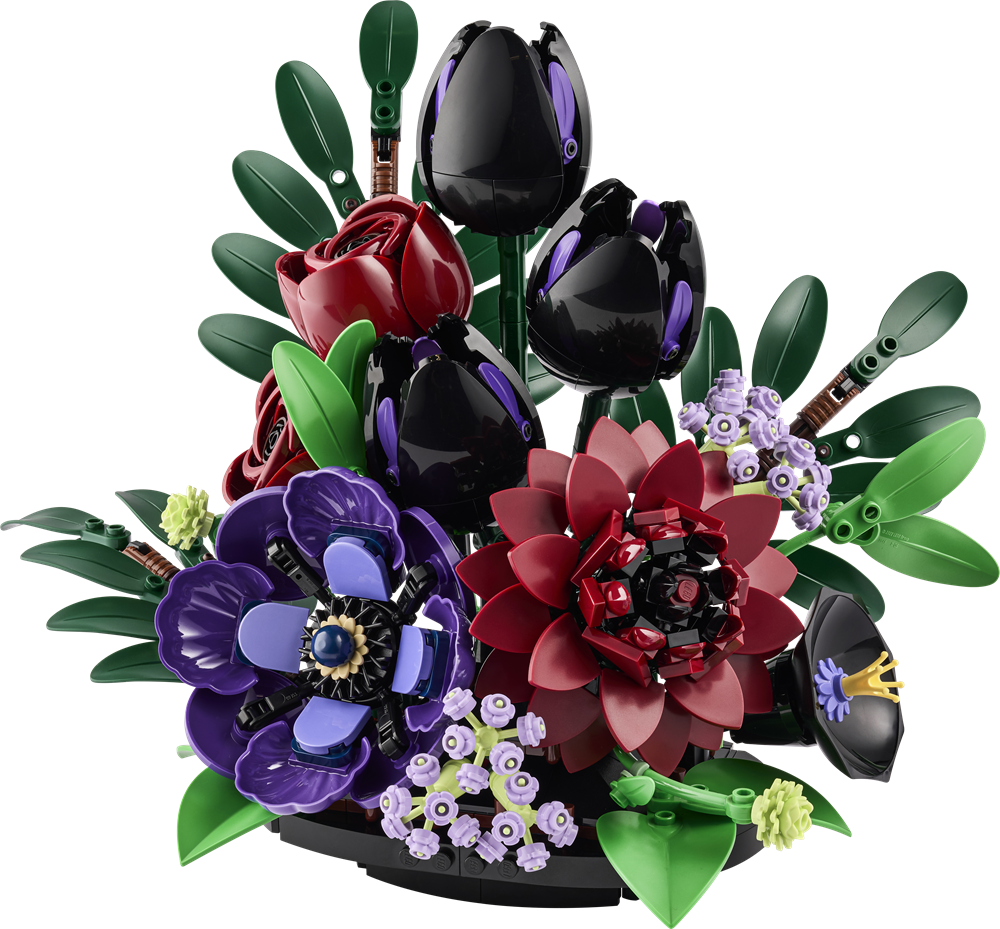 LEGO BOTANICALS COMPOSIZIONE DI FIORI SCURI 11513