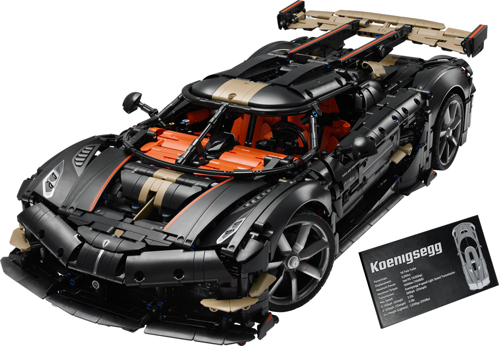 LEGO TECHNIC HYPERCAR KOENIGSEGG SADAIR'S SPEAR 42232