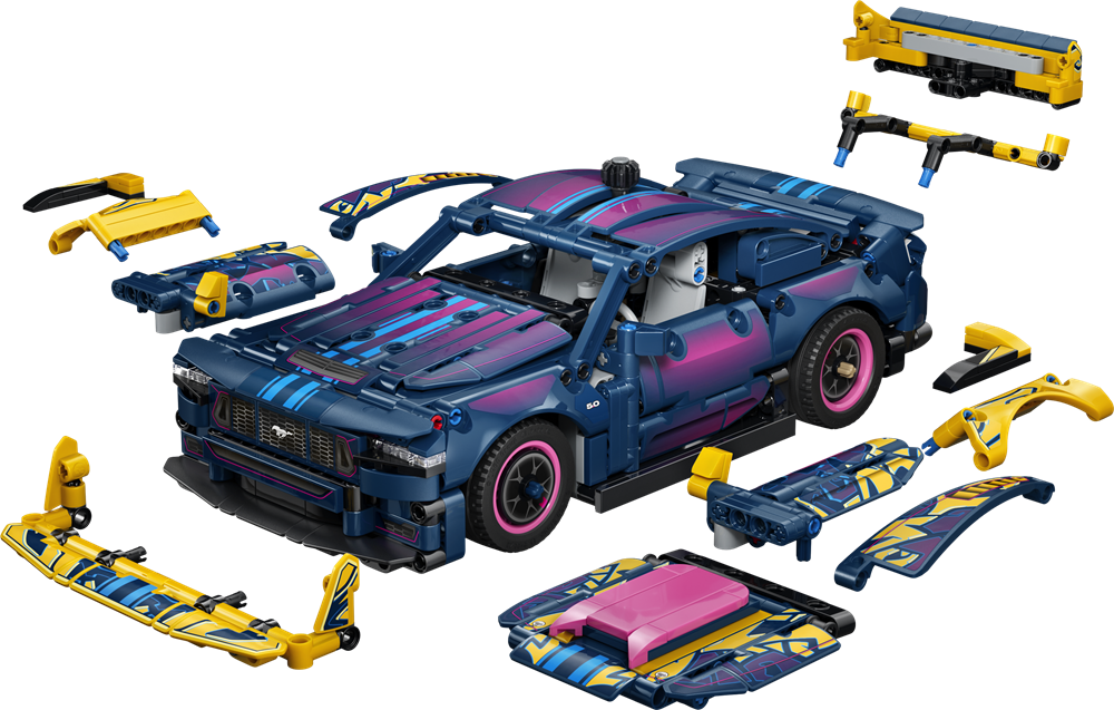 LEGO TECHNIC AUTO FORD MUSTANG GT CUSTOM GARAGE 42236