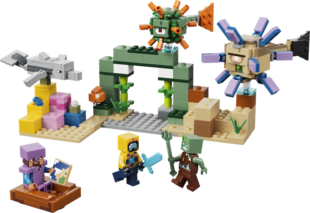 LEGO MINECRAFT AVVENTURA SUBACQUEA 21598