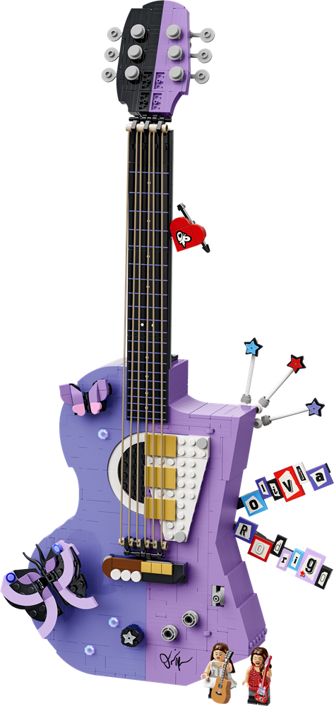 LEGO EDITIONS MUSIC LA CHITARRA BICOLORE DI OLIVIA RODRIGO 43031