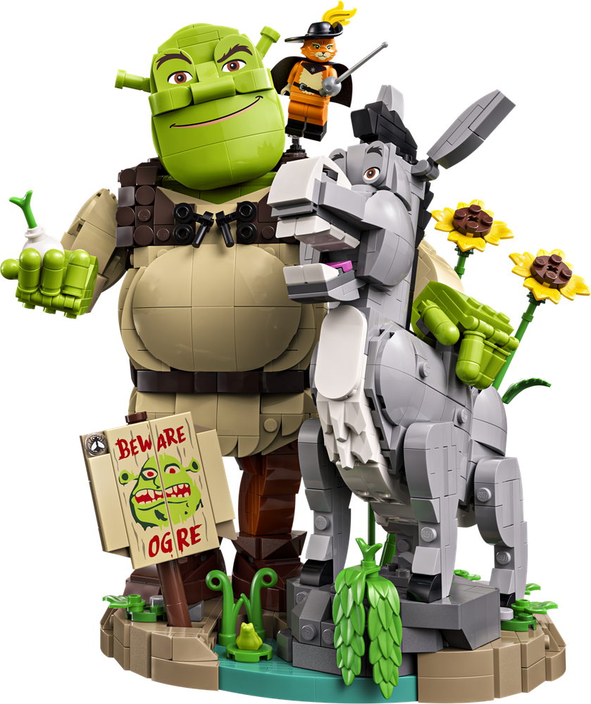LEGO SHREK SHREK, CIUCHINO E GATTO CON GLI STIVALI 72423