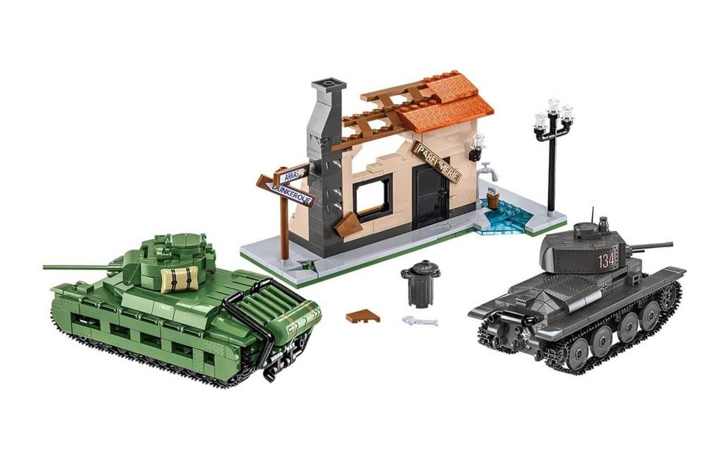 COBI HISTORICAL COLLECTION WWII BATTAGLIA DI ARRAS 1940 MATILDA II VS PANZER 38(T) 2284 COBI HISTORICAL COLLECTION WWII BATTAGLIA DI ARRAS 1940 MATILDA II VS PANZER 38(T) 2284