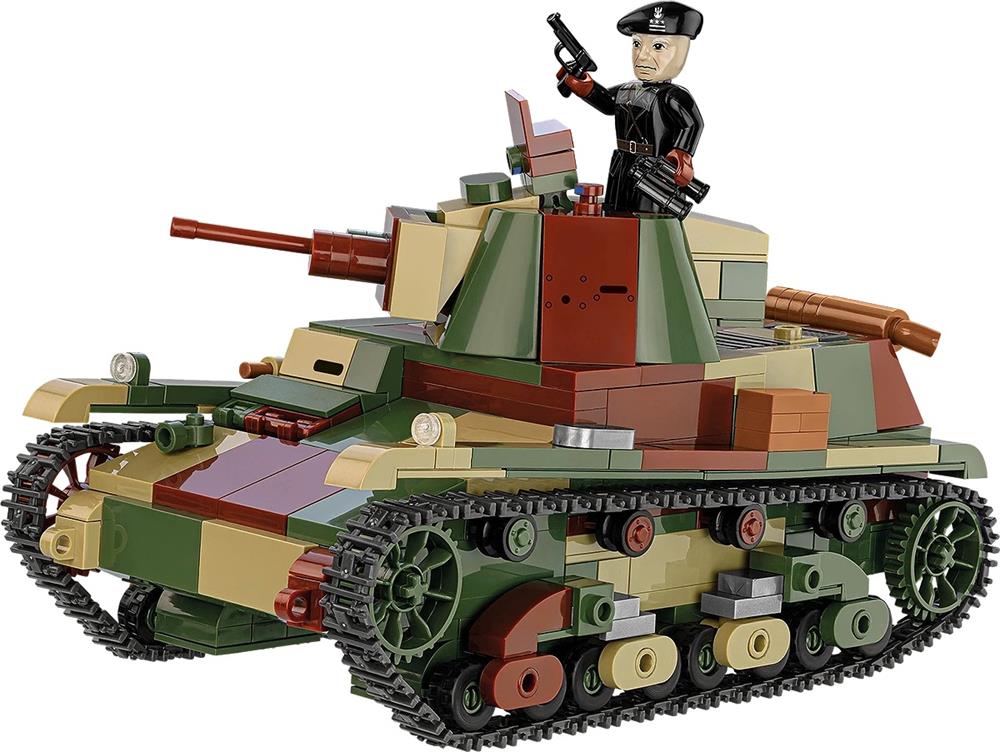 COBI HISTORICAL COLLECTION WWII LIGHT TANK 7TP 2661 COBI HISTORICAL COLLECTION WWII LIGHT TANK 7TP 2661