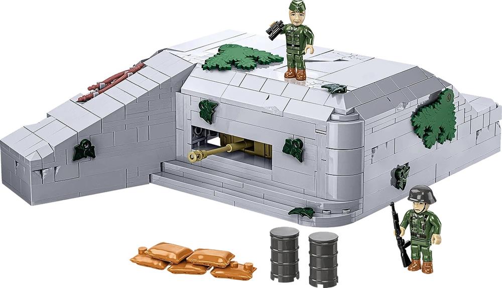COBI HISTORICAL COLLECTION WWII GERMAN BUNKER REGELBAU 667 3136 COBI HISTORICAL COLLECTION WWII GERMAN BUNKER REGELBAU 667 3136