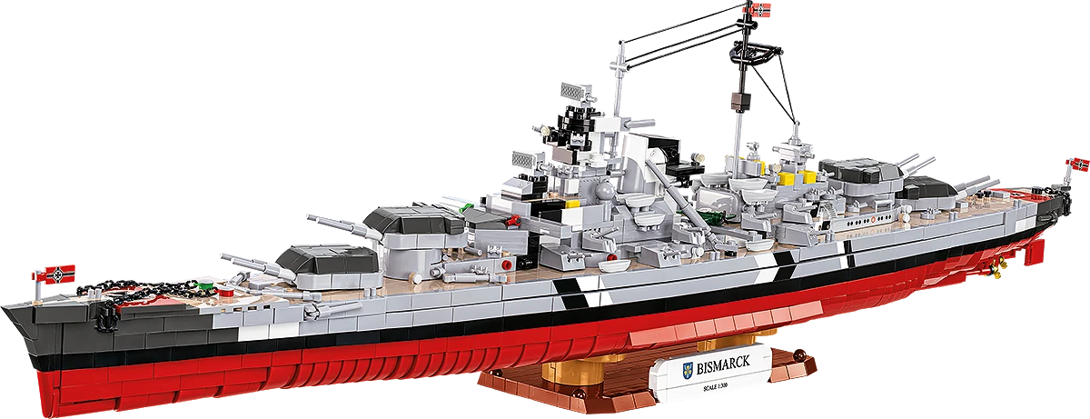 COBI HISTORICAL COLLECTION WWII BATTLESHIP BISMARCK 4860 COBI HISTORICAL COLLECTION WWII BATTLESHIP BISMARCK 4860