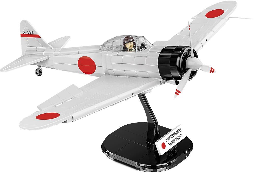 COBI HISTORICAL COLLECTION MITSUBISHI A6M2 ''ZERO-SEN'' 5729 COBI HISTORICAL COLLECTION MITSUBISHI A6M2 ''ZERO-SEN'' 5729