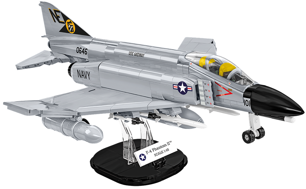 COBI ARMED FORCES F-4 PHANTOM II - USS MIDWAY 5897 COBI ARMED FORCES F-4 PHANTOM II - USS MIDWAY 5897
