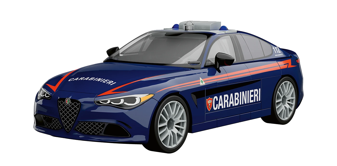 COBI CARS GIULIA QUADRIFOGLIO CARABINIERI 24654 COBI CARS GIULIA QUADRIFOGLIO CARABINIERI 24654