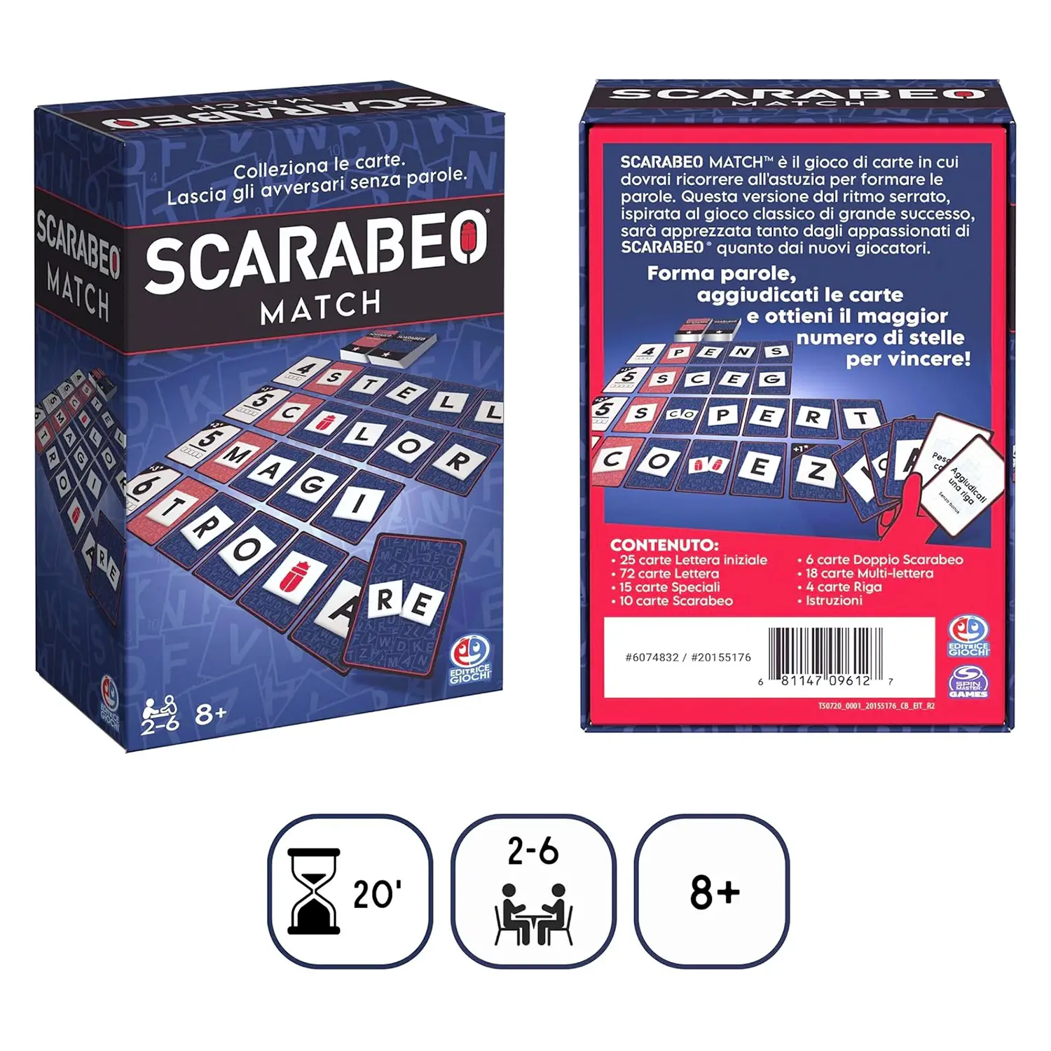 EDITRICE GIOCHI SCARABEO MATCH 6074832 EDITRICE GIOCHI SCARABEO MATCH 6074832