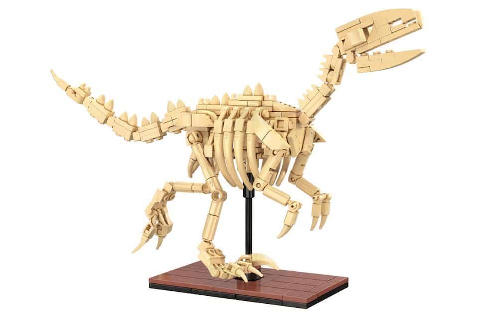 CADA DINOSAUR FOSSILS: VELOCIRAPTOR 256 PZ C59014W