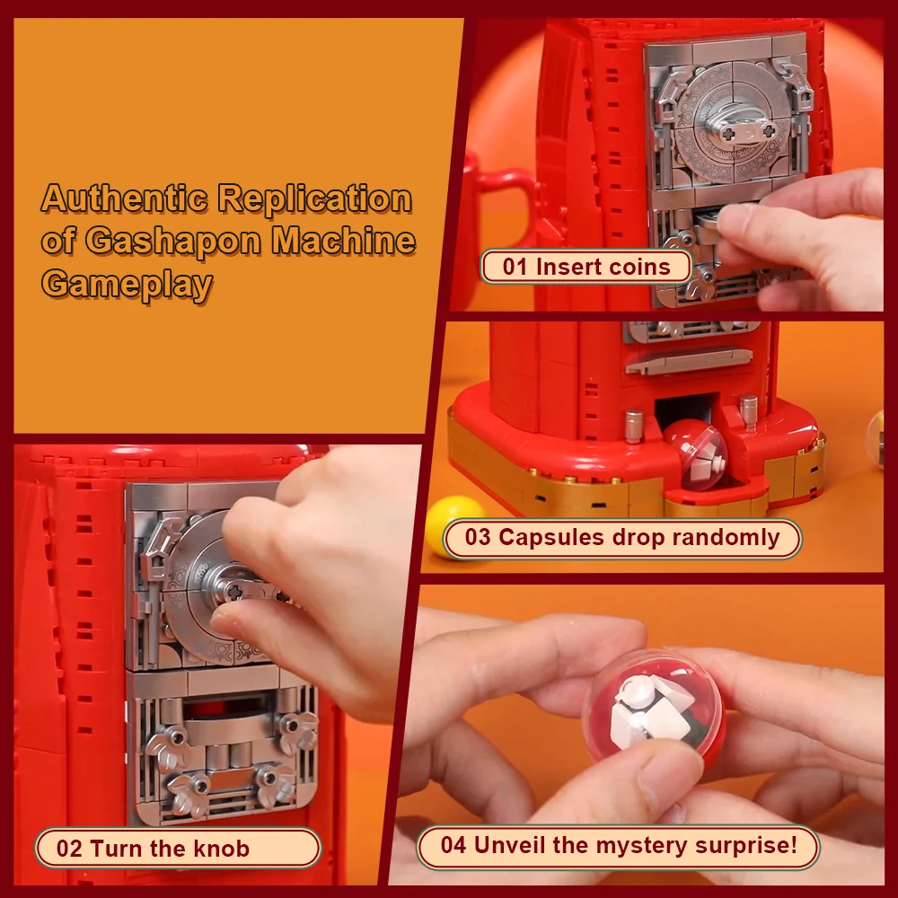 PANTASY PANTASY SET DI MATTONCINI RETRÒ - GUMBALL MACHINE PAN85016EN PANTASY PANTASY SET DI MATTONCINI RETRÒ - GUMBALL MACHINE PAN85016EN