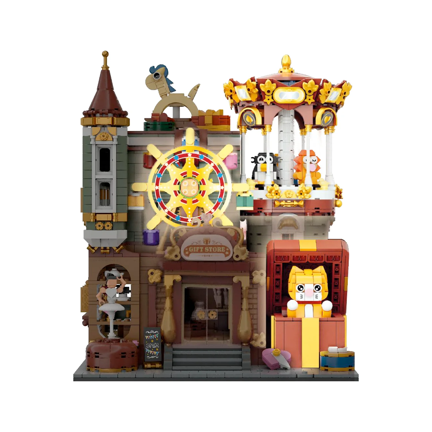 PANTASY SET DI MATTONCINI EDIFICI MODULARI - IL NEGOZIO DI REGALI PAN85043 PANTASY SET DI MATTONCINI EDIFICI MODULARI - IL NEGOZIO DI REGALI PAN85043