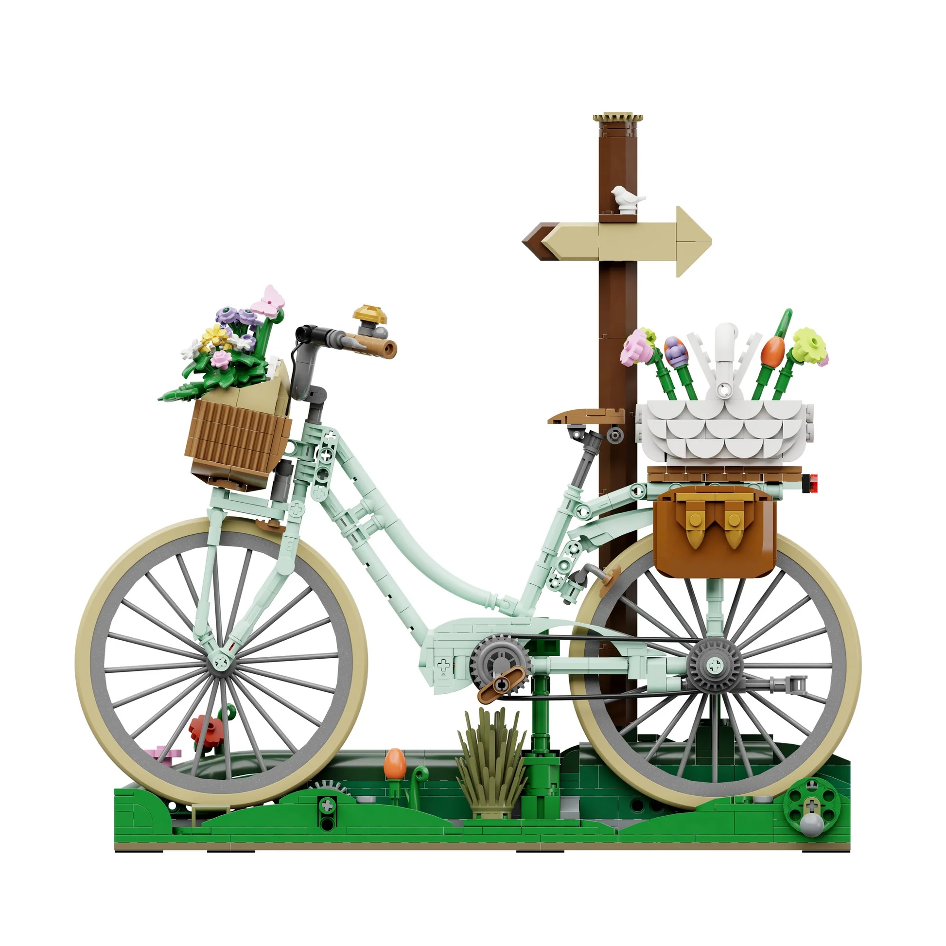 PANTASY SET DI MATTONCINI RETRÒ - LA BICLETTA PER IL PICNIC DI PRIMAVERA PAN85059 PANTASY SET DI MATTONCINI RETRÒ - LA BICLETTA PER IL PICNIC DI PRIMAVERA PAN85059