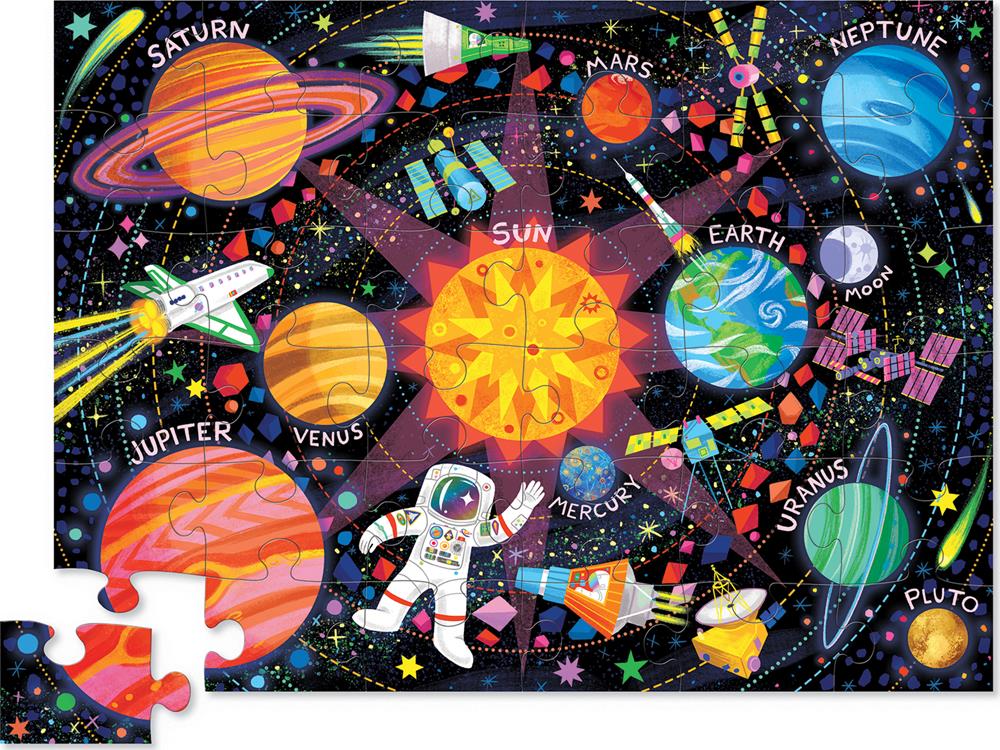 CROCODILE CREEK PUZZLE SPACE EXPLORER 36 PZ 40778 CROCODILE CREEK PUZZLE SPACE EXPLORER 36 PZ 40778