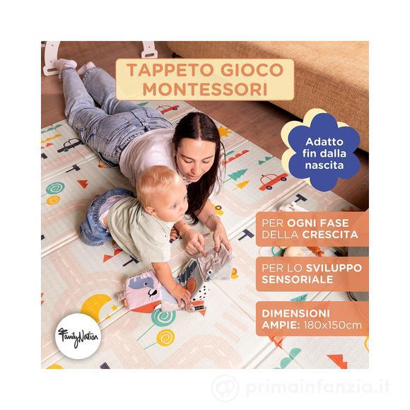 FAMILY NATION TAPPETO MONTESSORI PIEGHEVOLE 2 IN 1 - DINO FRIENDS FAMILY NATION TAPPETO MONTESSORI PIEGHEVOLE 2 IN 1 - DINO FRIENDS
