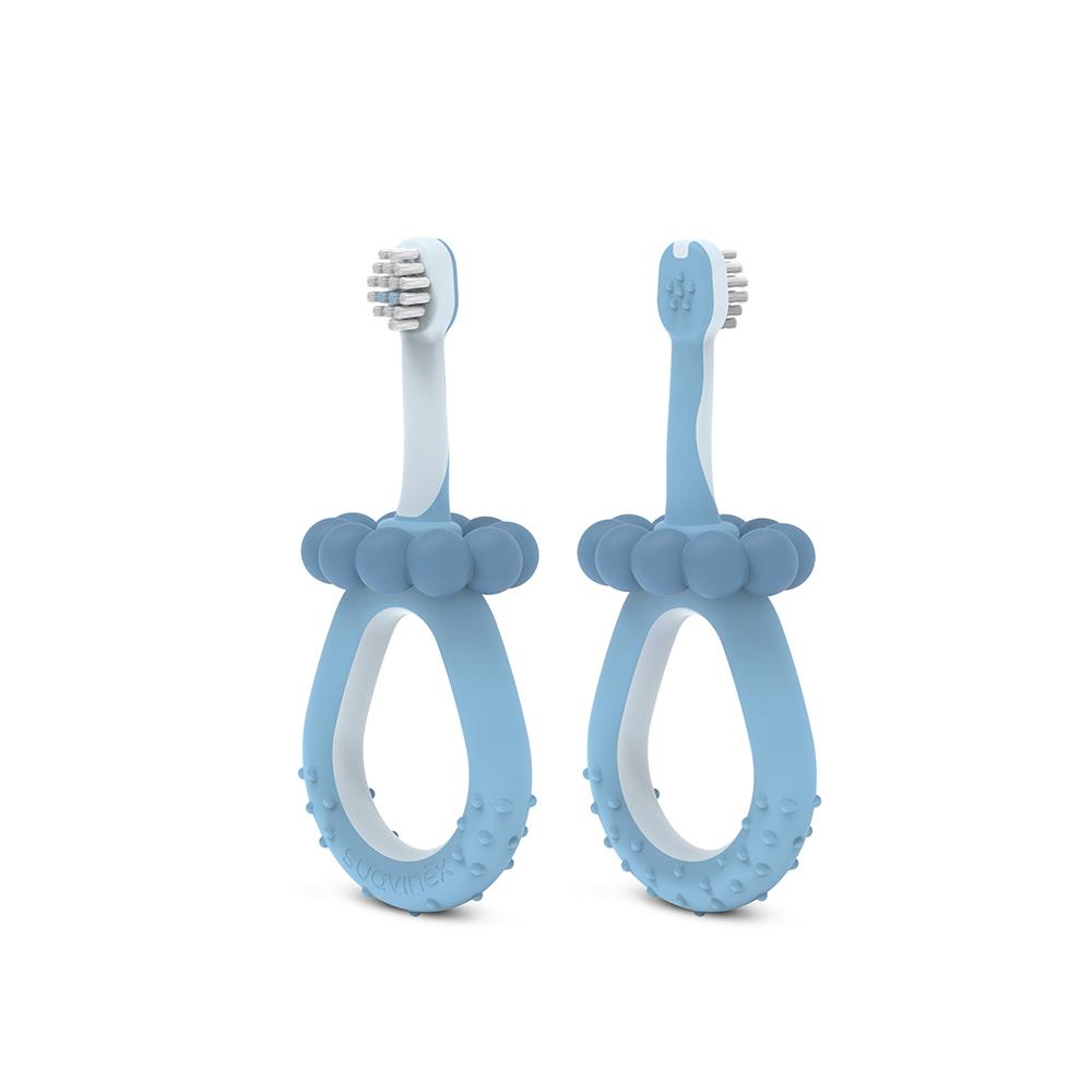 SUAVINEX ORAL CARE SPAZZOLINO  PRIMI DENTINI BABY 0-2 ANNI AZZURRO 403012