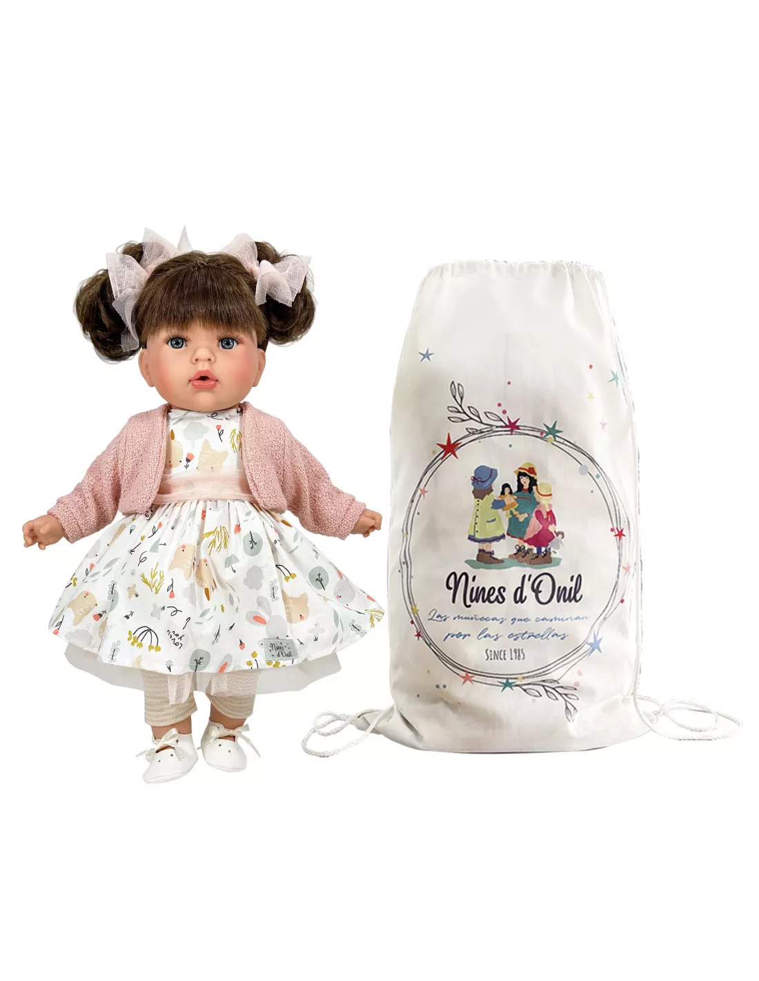 NINES D'ONIL BAMBOLA TITA SPRING BRUNETTE 45 CM 6130