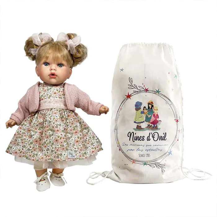 NINES D'ONIL BAMBOLA TITA SPRING BIONDA 45 CM 6140