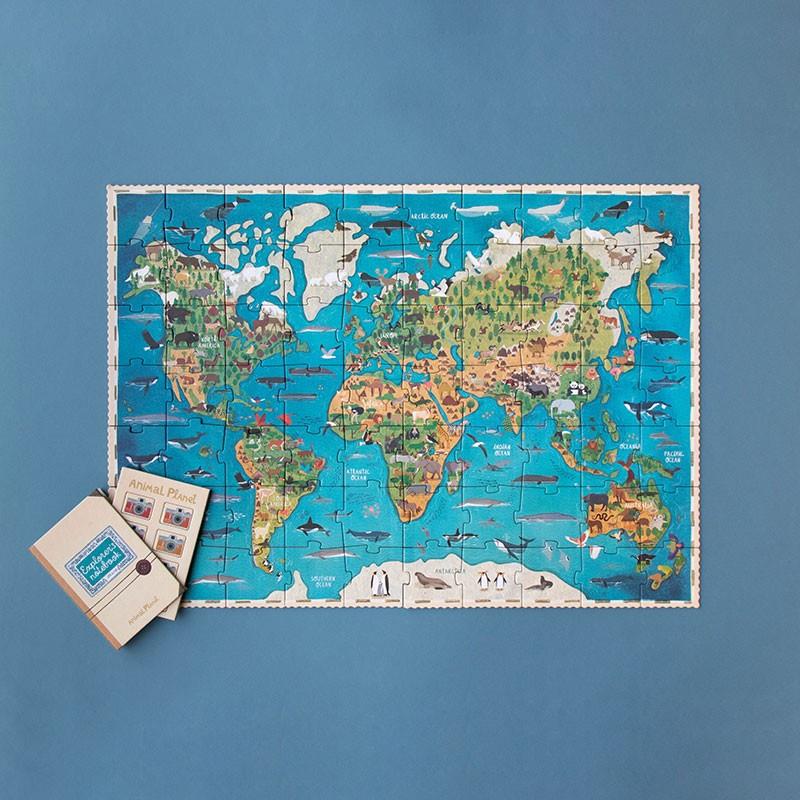 LONDJI PUZZLE ANIMAL PLANET 100PZ PZ602U