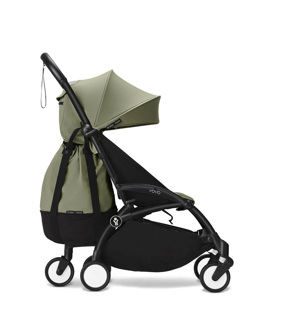 STOKKE PASSEGGINO YOYO³ DA 6 MESI TELAIO BLACK/BLACK + RIVESTIMENTO OLIVE 646002+646411 STOKKE PASSEGGINO YOYO³ DA 6 MESI TELAIO BLACK/BLACK + RIVESTIMENTO OLIVE 646002+646411