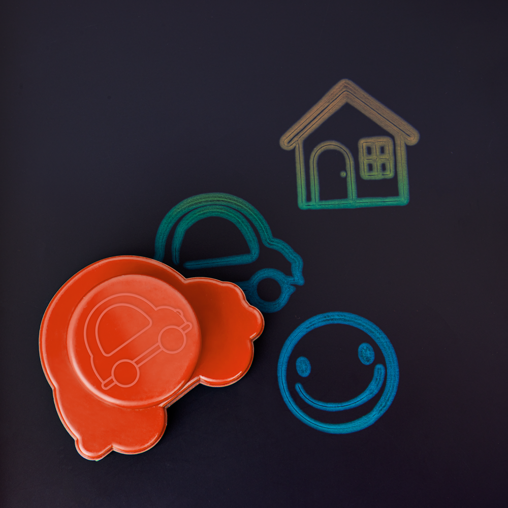 BATTAT B.TOYS LAVAGNETTA  GRAFICA ARCOBALENO BX2337